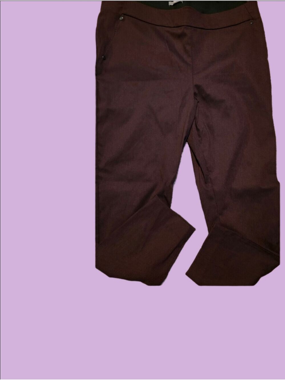 Maurices Boot Cut Pants in Dark Burgundy